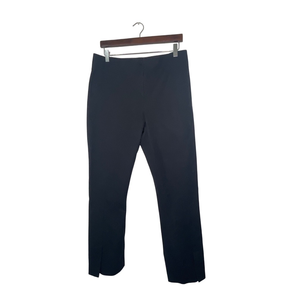 Ted Baker London Black Casual Career Minimalist Trouser Pants Split Hem Women 4